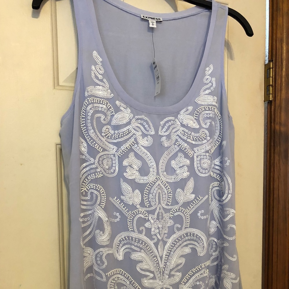 Beautiful sequined tank top